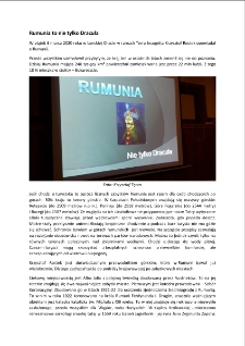 Rumunia to nie tylko Dracula [Dokument elektroniczny]