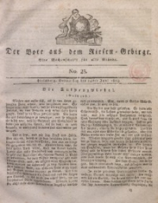 Der Bote aus dem Riesen-Gebirge, 1813, Jg. 1, No. 25
