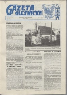 Gazeta Oleśnicka: dwutygodnik Ziemi Oleśnickiej, 1991, nr 20