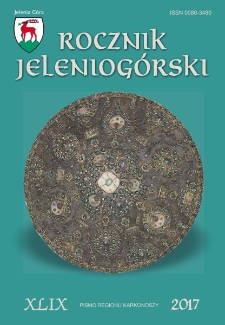 Rocznik Jeleniogórski : pismo regionu Karkonoszy, T. 49 (2017)