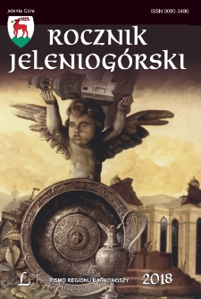 Rocznik Jeleniogórski : pismo regionu Karkonoszy, T. 50 (2018)