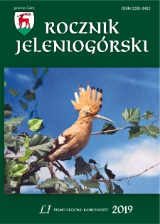 Rocznik Jeleniogórski : pismo regionu Karkonoszy, T. 51 (2019)
