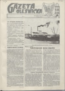 Gazeta Oleśnicka: dwutygodnik Ziemi Oleśnickiej, 1991, nr 22