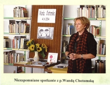 Spotkanie autorskie z Wandą Chotomską [Dokument ikonograficzny]