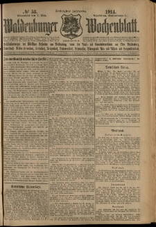 Waldenburger Wochenblatt, Jg. 60, 1914, nr 53