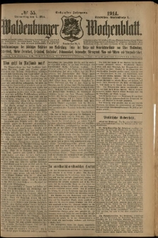 Waldenburger Wochenblatt, Jg. 60, 1914, nr 55