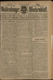 Waldenburger Wochenblatt, Jg. 60, 1914, nr 55