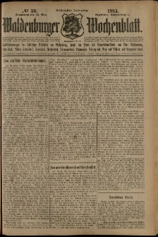Waldenburger Wochenblatt, Jg. 60, 1914, nr 59