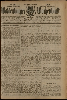 Waldenburger Wochenblatt, Jg. 60, 1914, nr 59