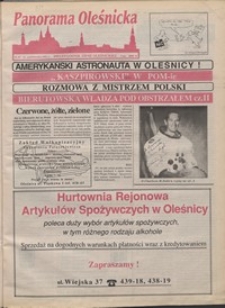 Panorama Oleśnicka: dwutygodnik Ziemi Oleśnickiej, 1991, nr 35