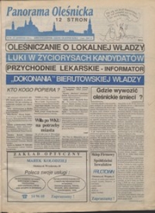 Panorama Oleśnicka: dwutygodnik Ziemi Oleśnickiej, 1991, nr 36