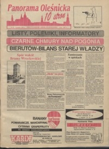 Panorama Oleśnicka: dwutygodnik Ziemi Oleśnickiej, 1991, nr 39