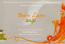 Beata Zdęba "Zbajki" - plakat [Dokument elektroniczny]