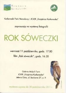 Rok s&oacute;weczki : wystawa fotografii - afisz [Dokument życia społecznego]
