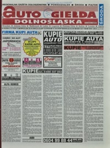 Auto Giełda Dolnośląska : regionalna gazeta ogłoszeniowa, 2004, nr 49 (1137) [28.04]
