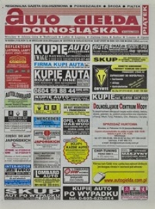 Auto Giełda Dolnośląska : regionalna gazeta ogłoszeniowa, 2004, nr 50 (1138) [30.04]