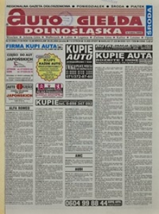 Auto Giełda Dolnośląska : regionalna gazeta ogłoszeniowa, 2004, nr 51 (1139) [5.05]