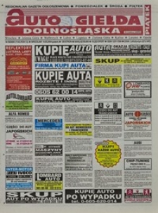 Auto Giełda Dolnośląska : regionalna gazeta ogłoszeniowa, 2004, nr 55 (1143) [14.05]