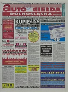 Auto Giełda Dolnośląska : regionalna gazeta ogłoszeniowa, 2004, nr 59 (1147) [24.05]