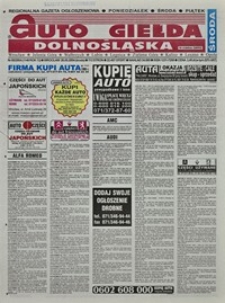 Auto Giełda Dolnośląska : regionalna gazeta ogłoszeniowa, 2004, nr 60 (1148) [26.05]