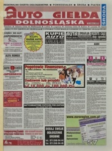 Auto Giełda Dolnośląska : regionalna gazeta ogłoszeniowa, 2004, nr 63 (1151) [2.06]