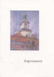 Andrzej S. Wiśniewski - Ziemia Jeleniogórska w pasteli : XXXII - zaproszenie [Dokument życia społecznego]