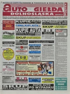 Auto Giełda Dolnośląska : regionalna gazeta ogłoszeniowa, 2004, nr 70 (1158) [18.06]