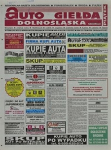 Auto Giełda Dolnośląska : regionalna gazeta ogłoszeniowa, 2004, nr 73 (1161) [25.06]