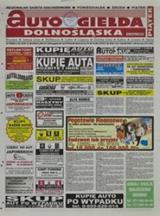 Auto Giełda Dolnośląska : regionalna gazeta ogłoszeniowa, 2004, nr 79 (1167) [9.07]
