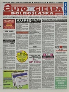 Auto Giełda Dolnośląska : regionalna gazeta ogłoszeniowa, 2004, nr 84 (1172) [21.07]