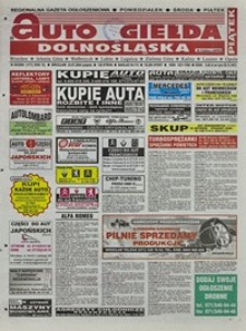 Auto Giełda Dolnośląska : regionalna gazeta ogłoszeniowa, 2004, nr 85 (1173) [23.07]