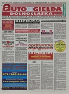 Auto Giełda Dolnośląska : regionalna gazeta ogłoszeniowa, 2004, nr 86 (1174) [26.07]