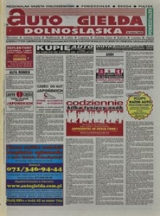 Auto Giełda Dolnośląska : regionalna gazeta ogłoszeniowa, 2004, nr 89 (1177) [2.08]