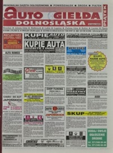 Auto Giełda Dolnośląska : regionalna gazeta ogłoszeniowa, 2004, nr 91 (1179) [6.08]