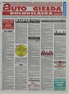Auto Giełda Dolnośląska : regionalna gazeta ogłoszeniowa, 2004, nr 96 (1184) [18.08]