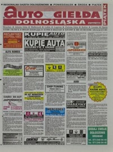 Auto Giełda Dolnośląska : regionalna gazeta ogłoszeniowa, 2004, nr 97 (1185) [20.08]