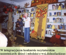 Konkurs recytatorski "Jesienne spotkania z poezją" [Dokument ikonograficzny]