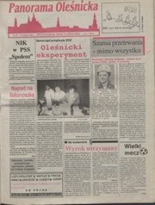 Panorama Oleśnicka: dwutygodnik Ziemi Oleśnickiej, 1992, nr 63