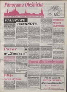 Panorama Oleśnicka: tygodnik Ziemi Oleśnickiej, 1993, nr 20