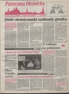 Panorama Oleśnicka: tygodnik Ziemi Oleśnickiej, 1993, nr 34