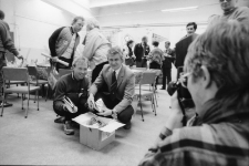 Wyprawa rowerowa niewidomych Oslo - Jelenia G&oacute;ra - Rzym (fot. 1) [Dokument ikonograficzny]