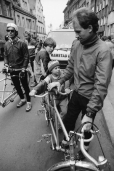 Wyprawa rowerowa niewidomych Oslo - Jelenia G&oacute;ra - Rzym (fot. 5) [Dokument ikonograficzny]