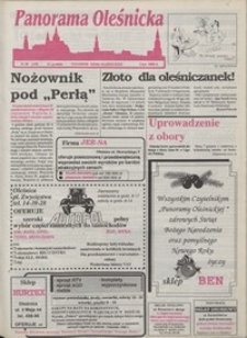 Panorama Oleśnicka: tygodnik Ziemi Oleśnickiej, 1993, nr 50