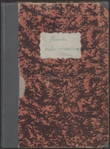 Kronika działu młodzieżowego Miejskiej Biblioteki Publicznej w Jaworze z lat 1956-1960
