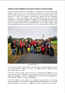 Jubileusz 70-lecia Polskiego Towarzystwa Turystyczno Krajoznawczego [Dokument elektroniczny]