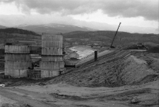 Budowa zbiornika w Sosnówce (fot. 1) [Dokument ikonograficzny]