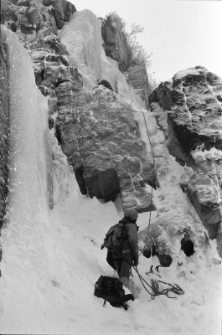 Karkonosze - wspinaczka zimowa (fot. 1) [Dokument ikonograficzny]