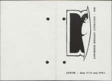 II Jaworskie Biesiady Literackie, 17-19 maja 1978 r. - program [Dokument życia społecznego]