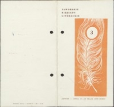 III Jaworskie Biesiady Literackie, 17-19 maja 1979 r. - program [Dokument życia społecznego]