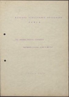 III Jaworskie Biesiady Literackie, 17-19 maja 1979 r. - lista pisarzy [Dokument życia społecznego]